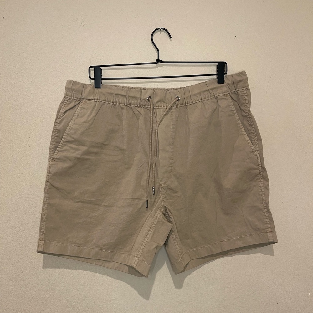 American Eagle Flex Shorts 6.5” Inseam Black Drawstring Waist